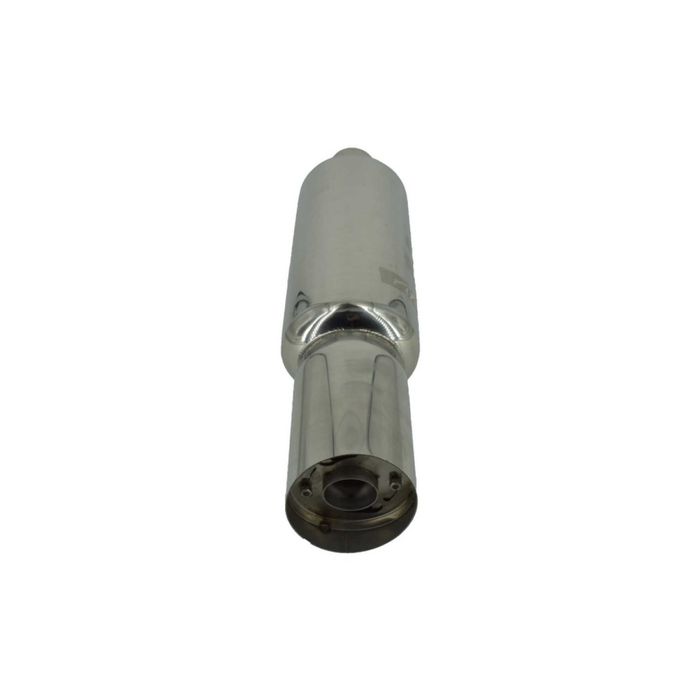 Toba sport inox cu silencer si reglaj intrare 5cm iesire 9cm l 46cm