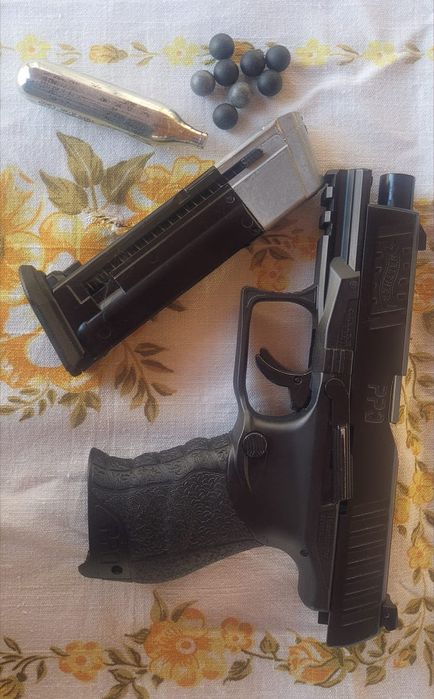 Pistol Airsoft cu bile de cauciuc special pentru Paza/Protectie/Auto-A