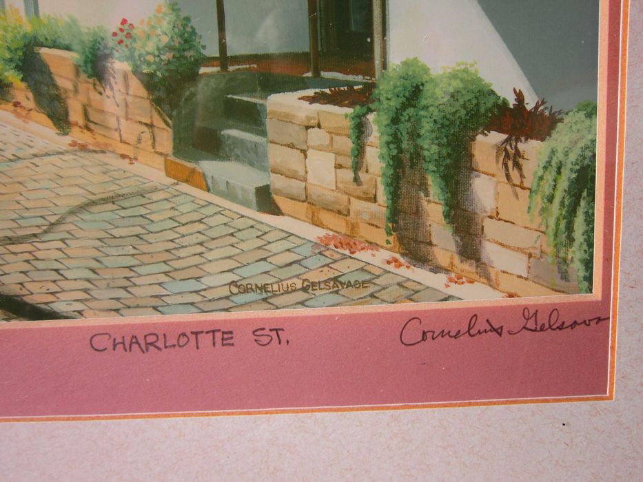 cadou rar Str.Charlotte,St Augustine Florida-Cornelius Gelsavage