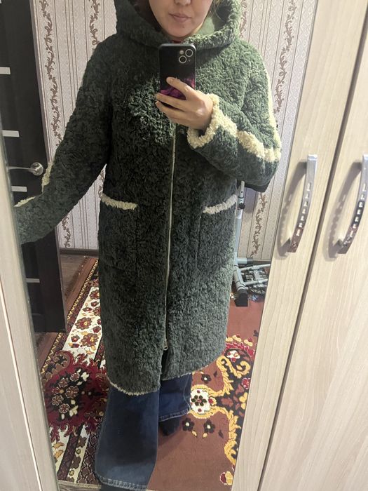 Натуральная шубка дубленка  двухсторонная