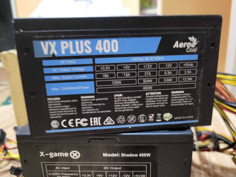 Блоки питания 400 ватт - 6 pin pci