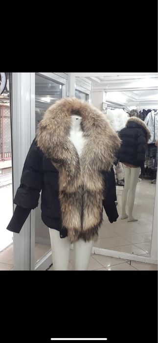 Geaca cu blana naturala