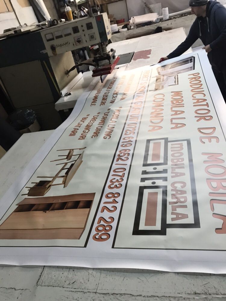 Banner Print + Grafica Baner, Bener, Stickere Auto Autocolante Vitrine