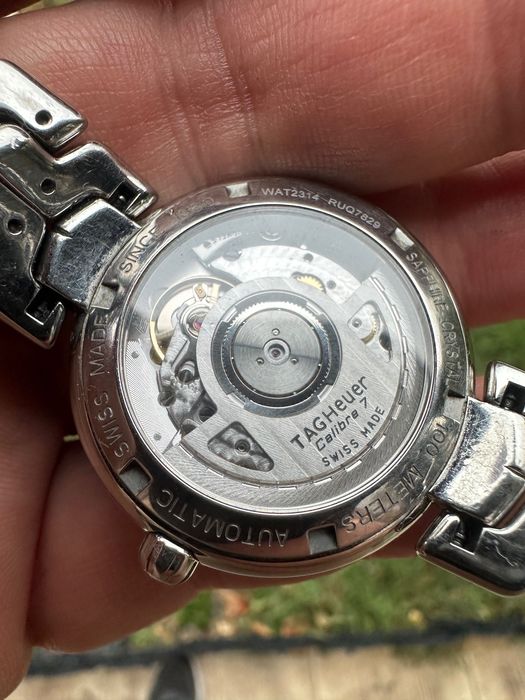 Таг Хоер. Tag Heuer Link дамски часовник. Перла и брилянти