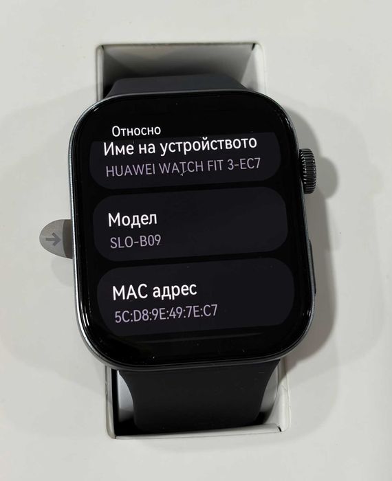 Смарт часовник HUAWEI WATCH FIT 3