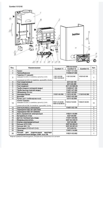 Katyol  baltgaz катёл балтгаз