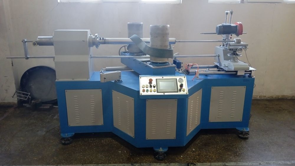 Картонная втулка шпуля оборудование бобинорезка резка картон