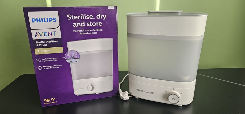 Електрически стерилизатор Philips Avent с функция изсушаване SCF293/00