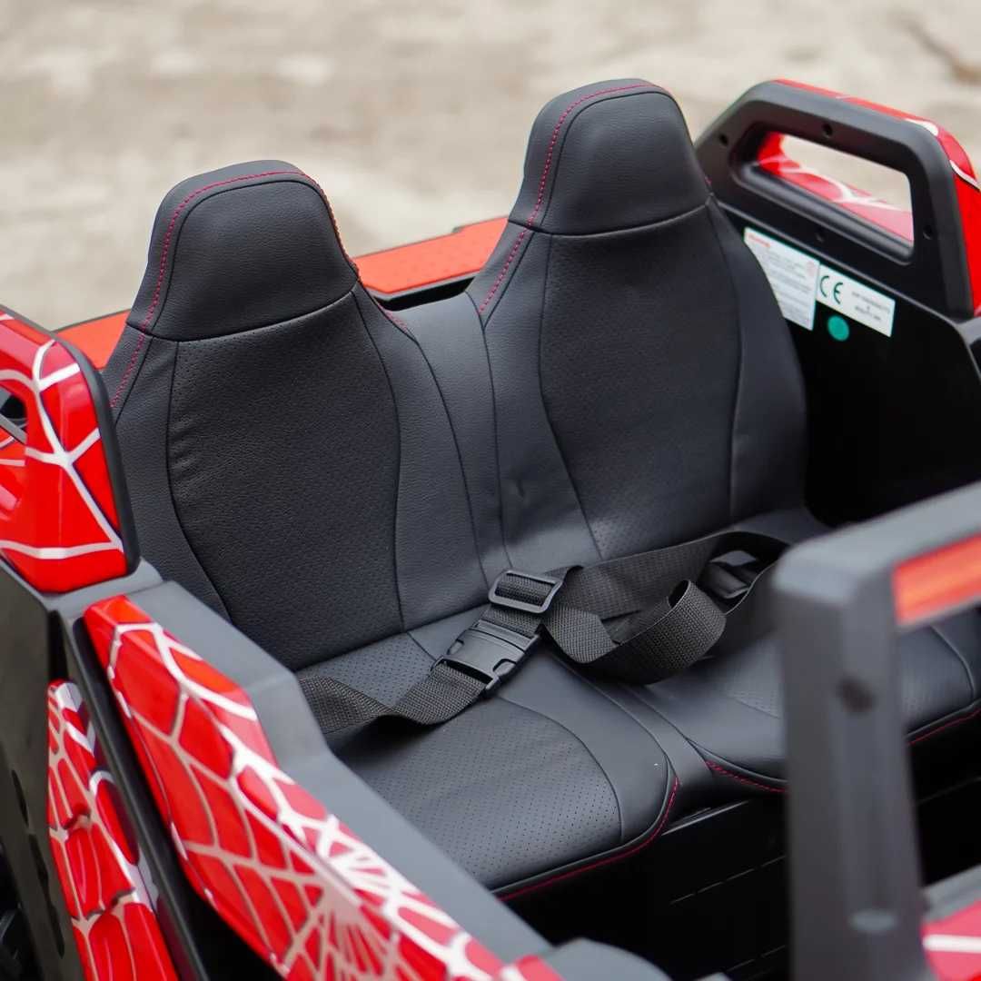 UTV electric pentru 4 copii, Buggy XXL , 500W 24V 14Ah, Spider print