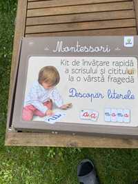 Montessori. Kit de invatare rapida a scrisului si cititului .