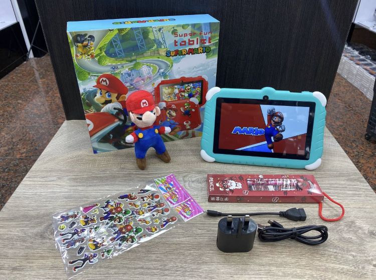 Детский планшет Super Mario bolalar plansheti 4/128gb 7 dyum