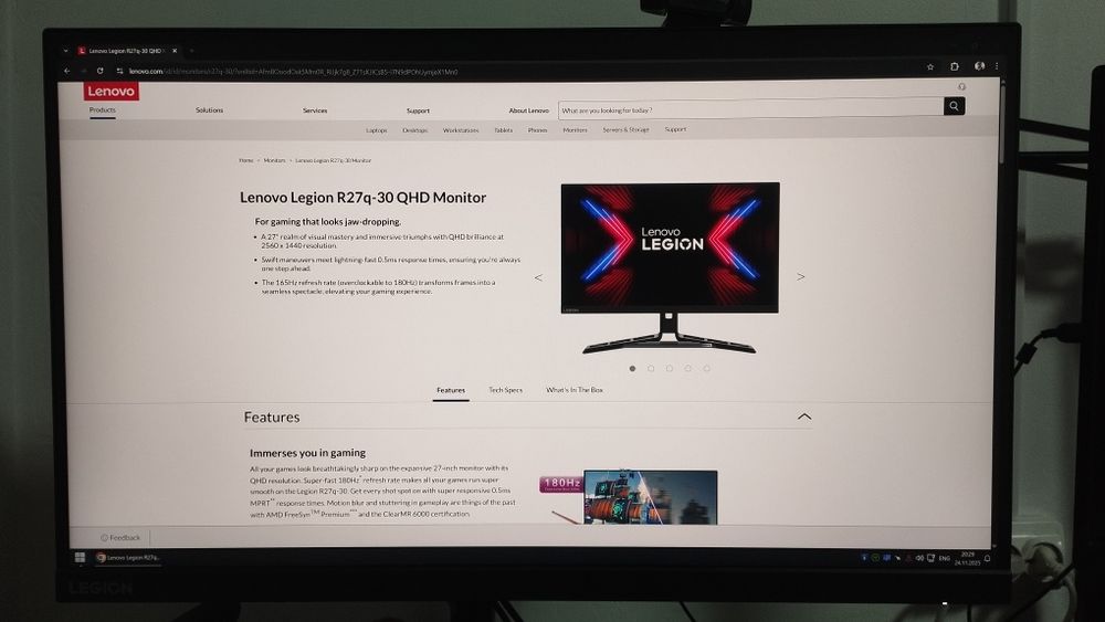 Lenovo R27Q-30 2k 27" 165Hz