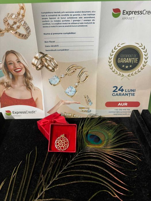 Medalion Aur 14K (B.59475.1 Tatarasi) Grantie 2 ani 420 lei