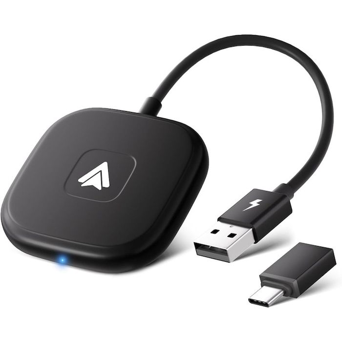 Android Auto Wireless cu adaptor USB la USB-C 5GHz WiFi 4.2 Bluetooth