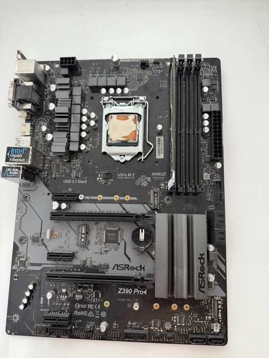 Core i5 9600k мать z390 pro4