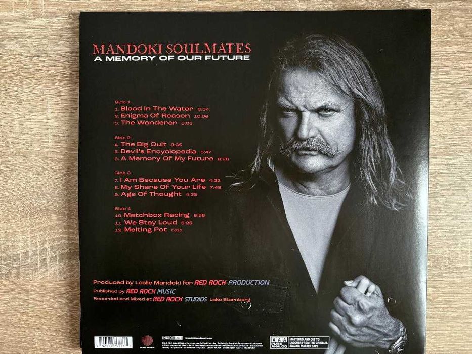 Album dublu vinil Mandoki Soulmates - "A Memory Of Our Future" 2024