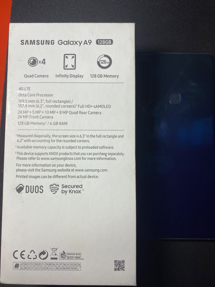 Vand Samsung Galaxy A9 128GB +Cadou ochelari VR Pro