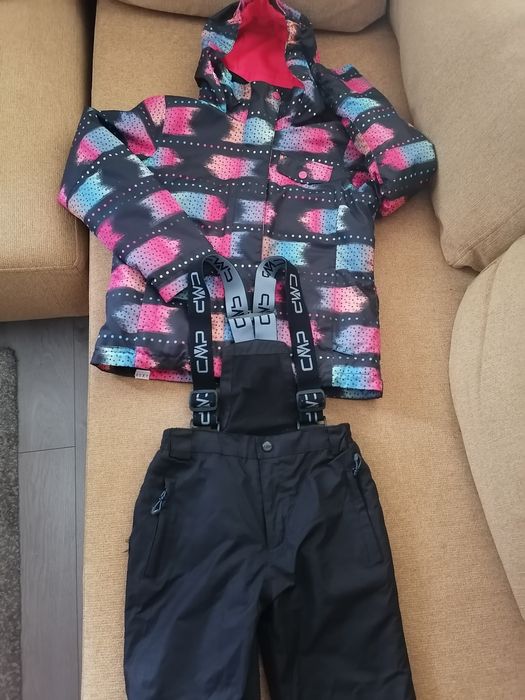 Ски гащеризон, ръст 128 см. Ски панталон, шушляк