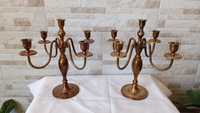 Комплект стари френски бронзови свещници