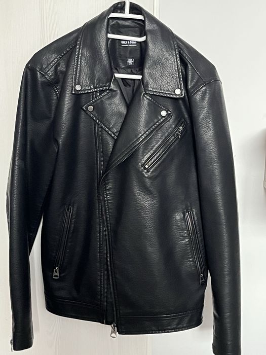 Geaca biker de barbati