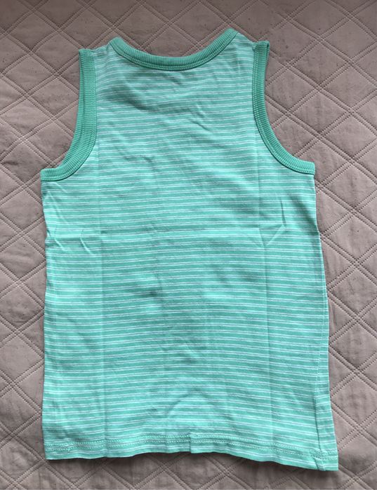 Тениска с якичка и потниче OK baby - размер 128/8г.