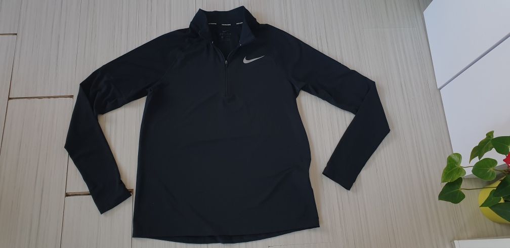 Nike Running Dri - Fit Stretch 3/4 Zip / M НОВО! ОРИГИНАЛ Мъжка  Блуза