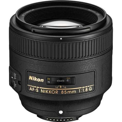 Oбектив Nikon AF-S Nikkor 85mm f/1.8G + UV филтър