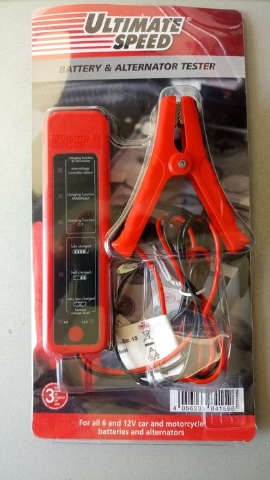 Dispozitiv verificare baterii si alternatoare