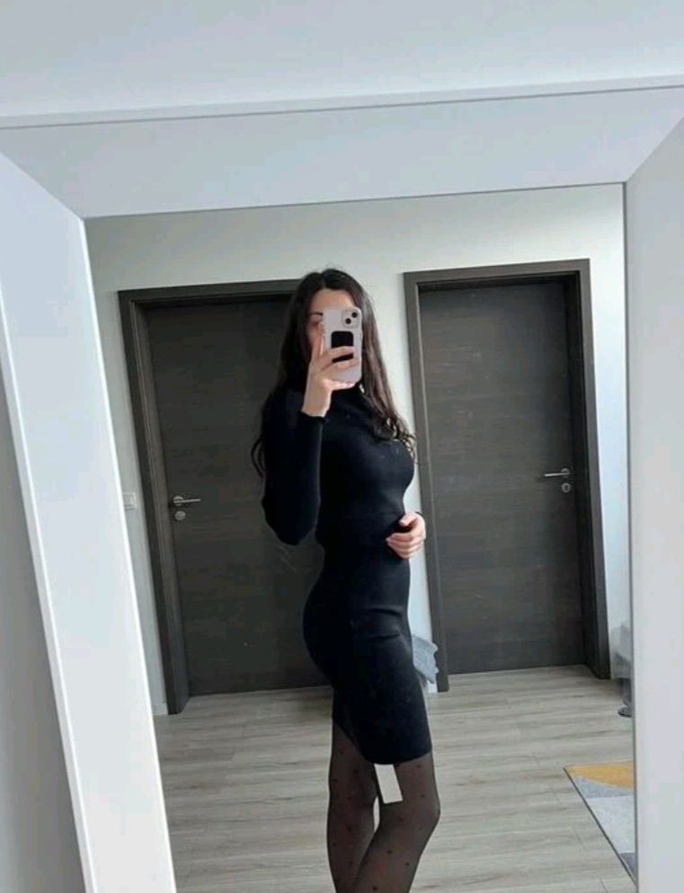 Черна рокля dazy