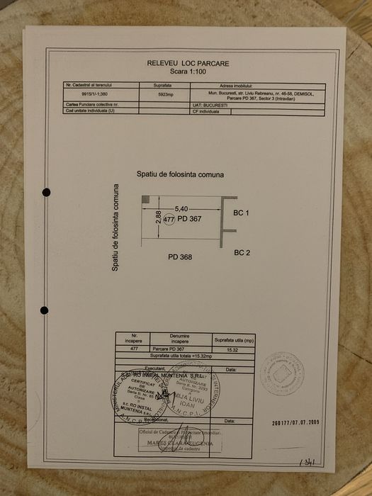 Loc de parcare - Complex Rasarit de soare