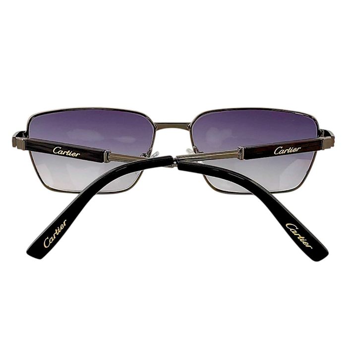Cartier ARC – ретро мъжки слънчеви очила 2026 с извита форма и UV400