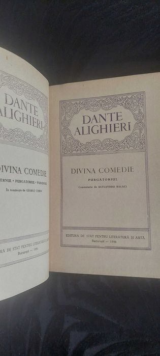 DIVINA COMEDIE - Dante Aligheri ( 3 volume )