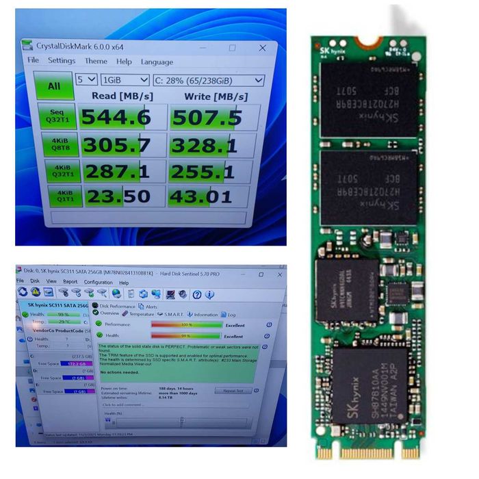 SSD дискове 256GB и 512GB, чисто нови, 2.5", SATA3, с гаранция