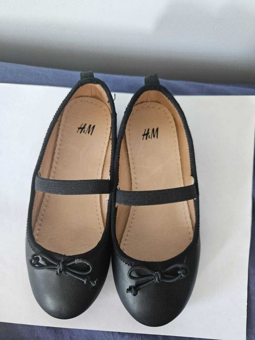 Pantofi H&M tip balerini din piele pentru fetite