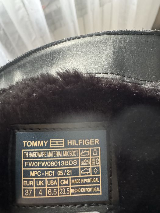 Сапоги tommy hilfiger ,на зиму, подойдут на полную икру