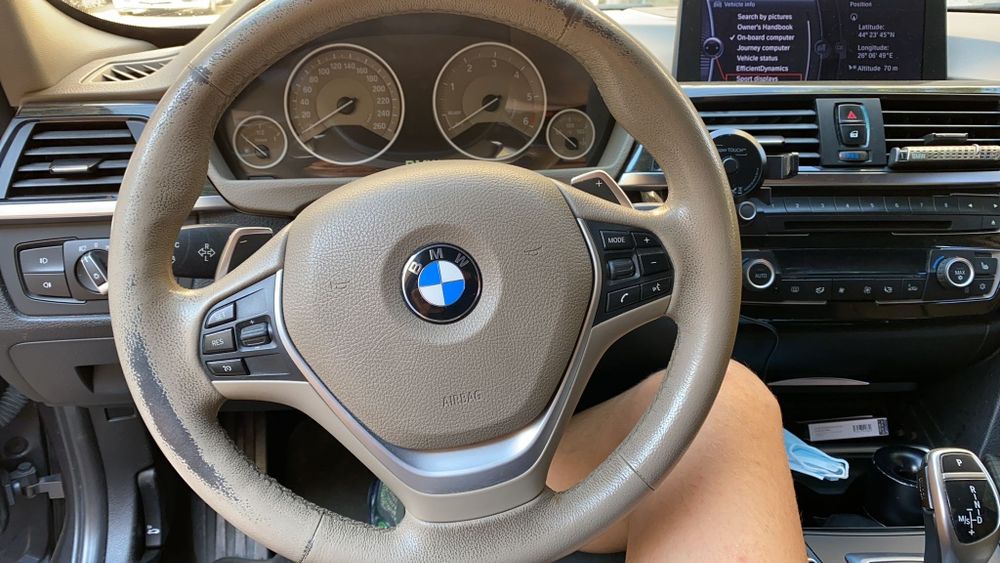 Vopsim piele recondiționare Bej BMW seria 3 f30 Opel Skoda Ford Audi R
