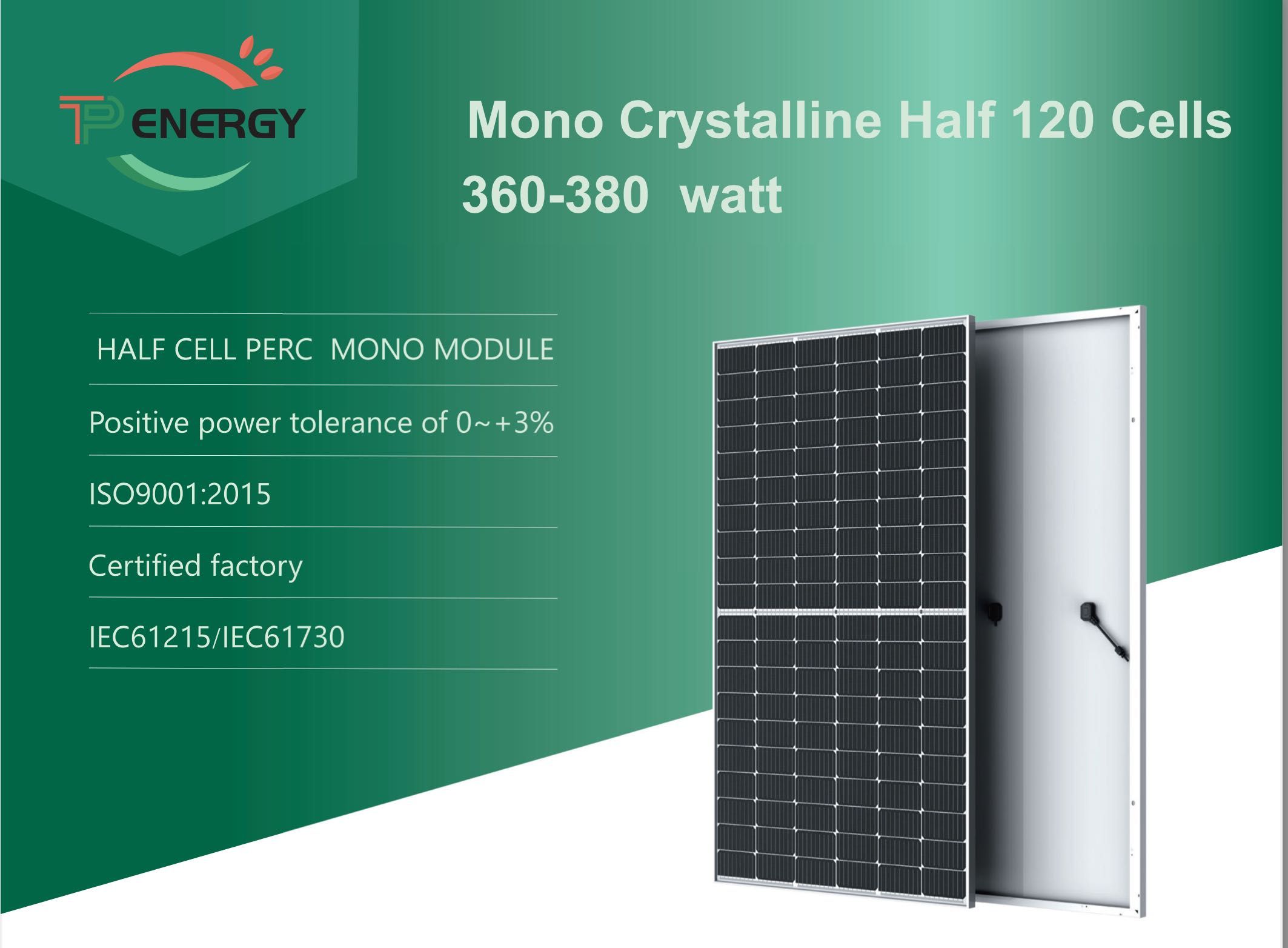 Panouri MONOCRISTALINE solare fotovoltaice 380w NOI MONO PERC 120cel‼️