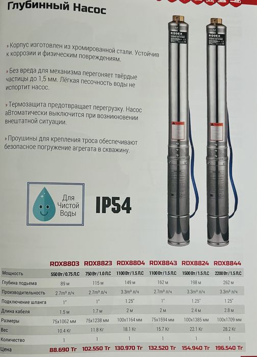 Глубинный насос ! Погружной насос