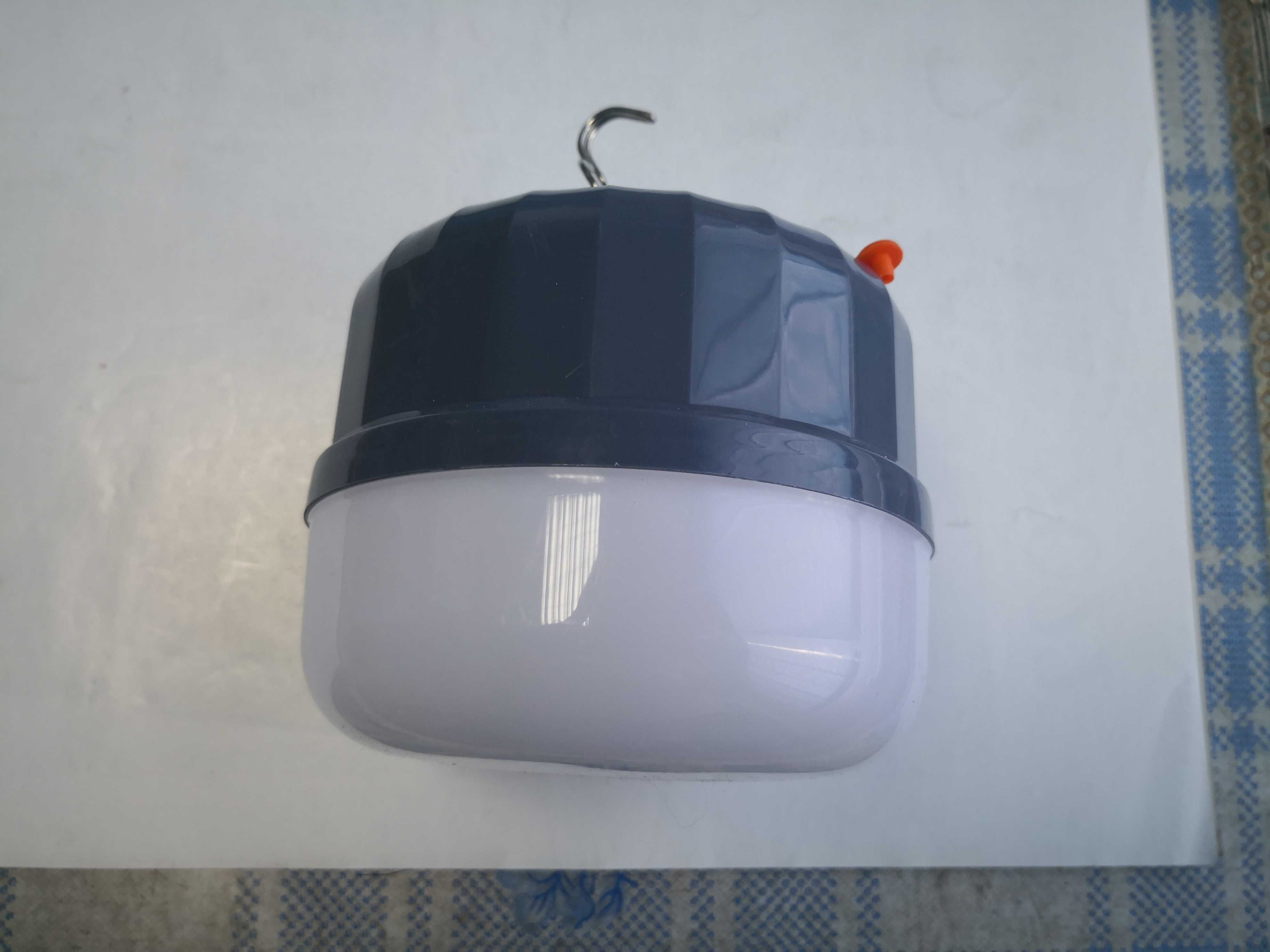 Bec led 100 W cu acumulator pt. camping