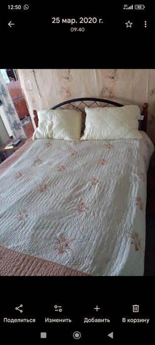 Продам кровать с матрасом