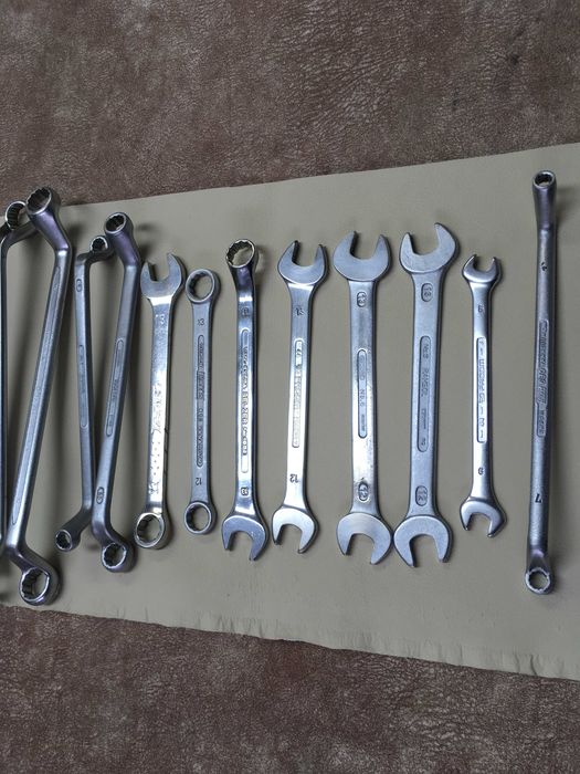 няколко качествени ключа Hazet, Facom, Rahsol, Gedore ,Belzer, Dowidat