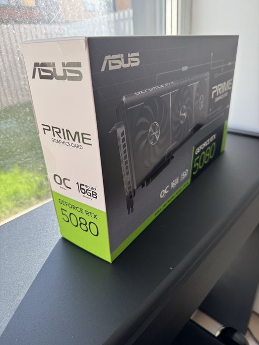 Placa video ASUS PRIME GeForce RTX 5080 OC Edition, 16GB GDDR7