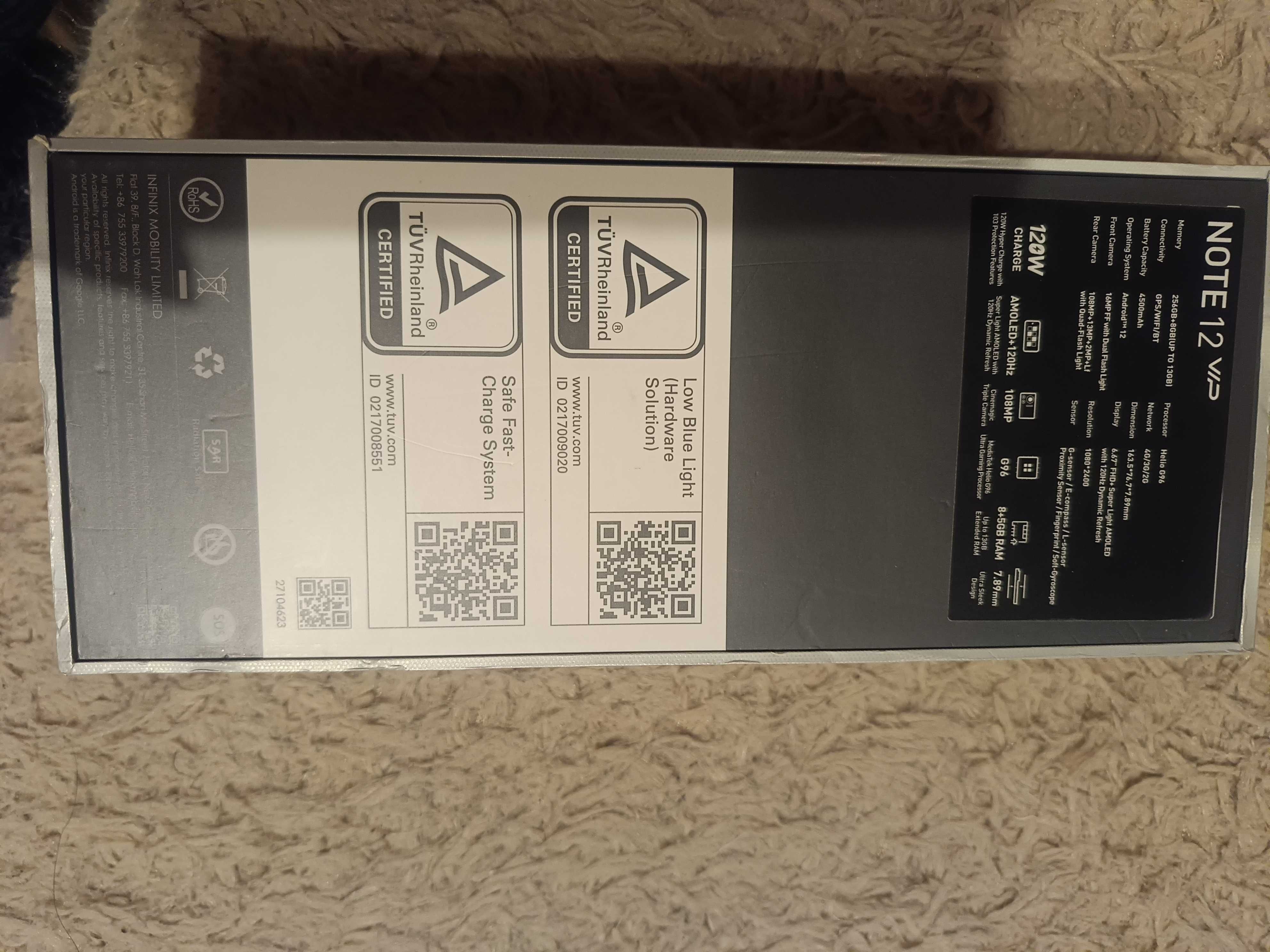 Infinix note 12vip