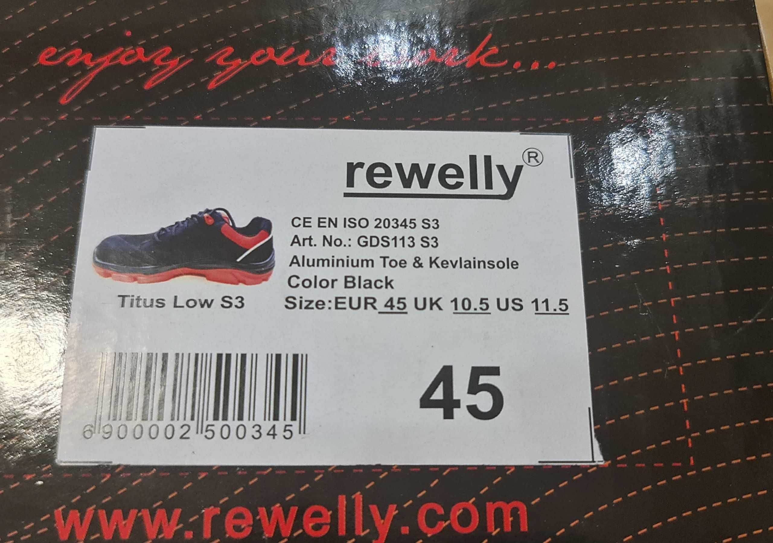 Работни обувки от естествена кожа Rewelly