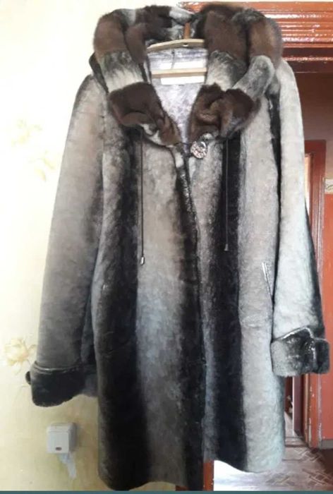 Полушубок натурадьный мутон 52-56