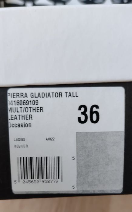 Sandale piele Kurt Geiger London, sandalele  gladiator