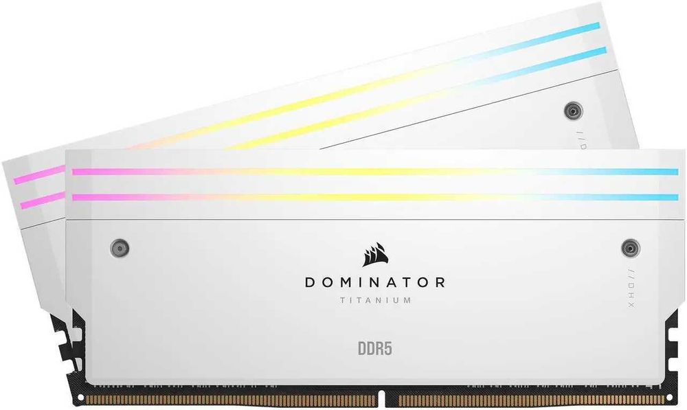 Новая память DDR5 Corsair Dominator Titanium 32GB (2 X 16GB) 7200 MHz.