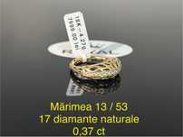 Bijuteria Royal CB : Inel dama diamante aur 18K 750 4,27 grame