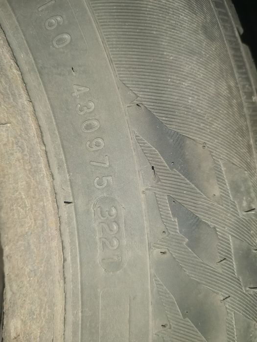 Джанти със зимни гуми и оригинални тасове Ауди а3