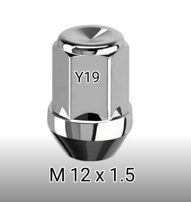 Piulite jante auto M12 x 1,5 cheie de 19 " Piulite auto M12 x 1,5 Ford